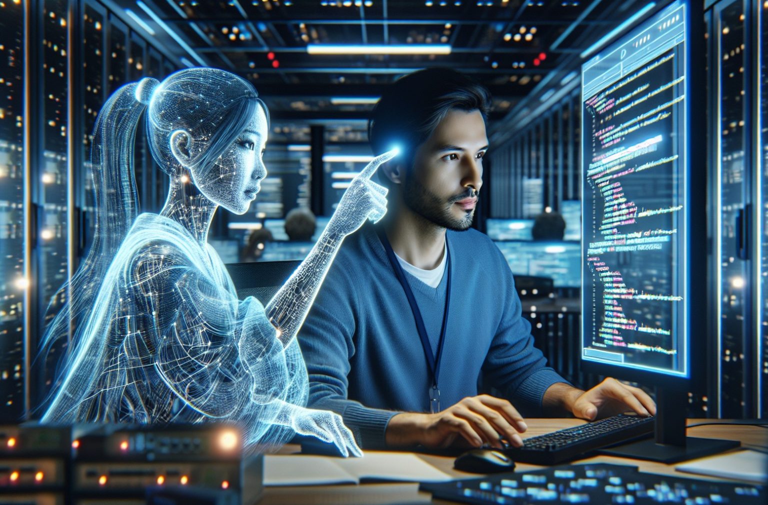 AI coding agent ช่วยเขียนโค้ดบนหน้าจอ