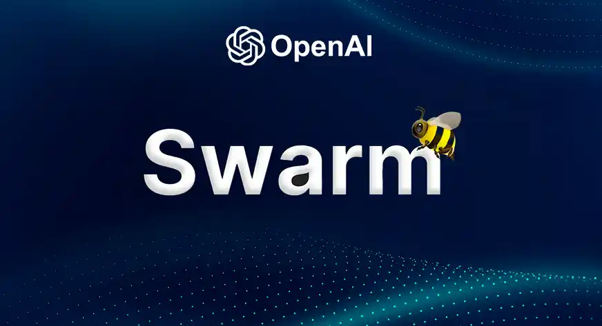 โลโก้ OpenAI คู่กับคำว่า Swarm