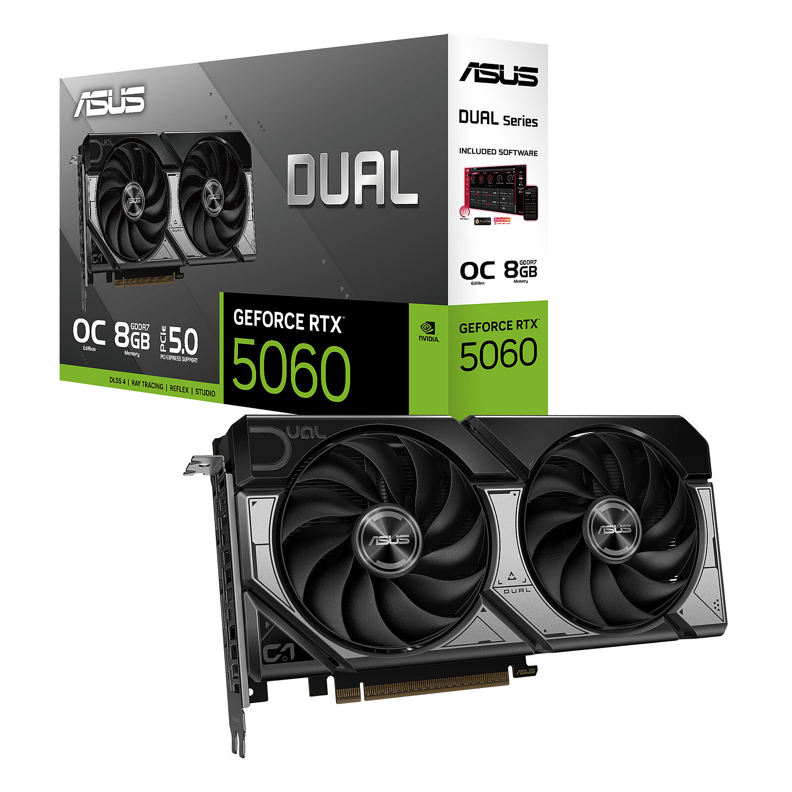ASUS Dual GeForce RTX 5060 OC 8GB GDDR7
